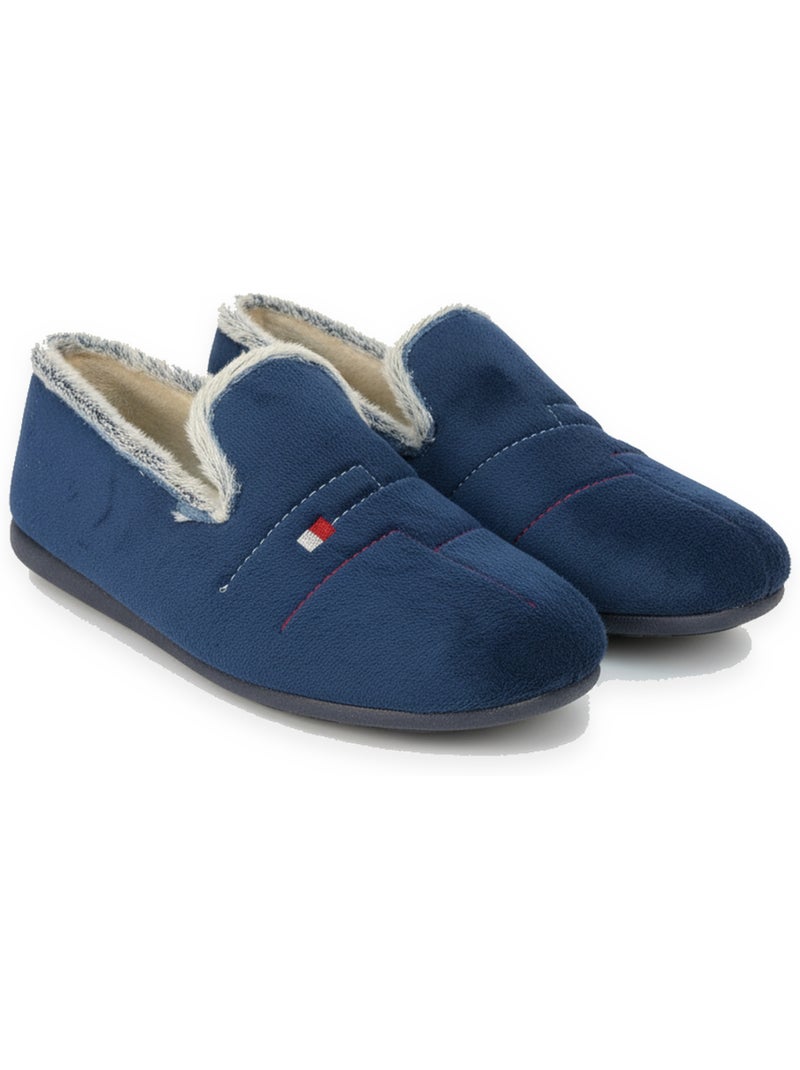 Zapatillas charentaisias hombre ozabi suela extraíble fabricadas españa Azul marino - Kiabi