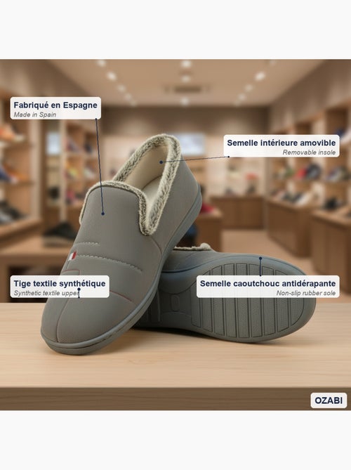 Zapatillas charentaisias hombre ozabi suela extraíble fabricadas españa - Kiabi
