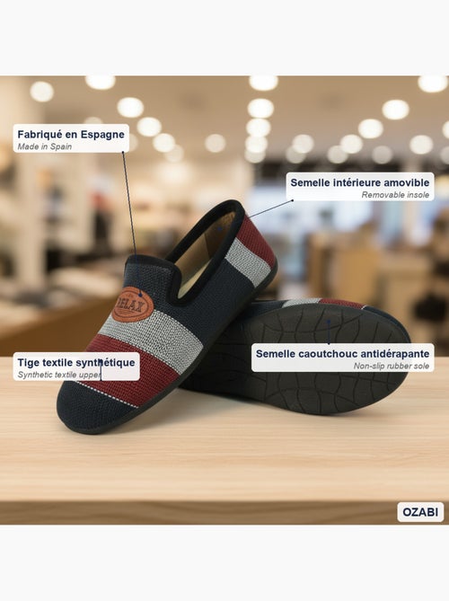 Zapatillas charentaisias hombre ozabi suela extraíble fabricadas españa - Kiabi