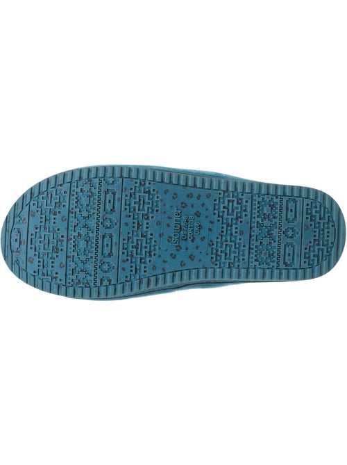 Zapatillas chinelas abiertas terciopelo, plataforma de 3,5 cm mujer - Kiabi Zapatillas chinelas abiertas terciopelo, plataforma de 3,5 cm mujer - Kiabi