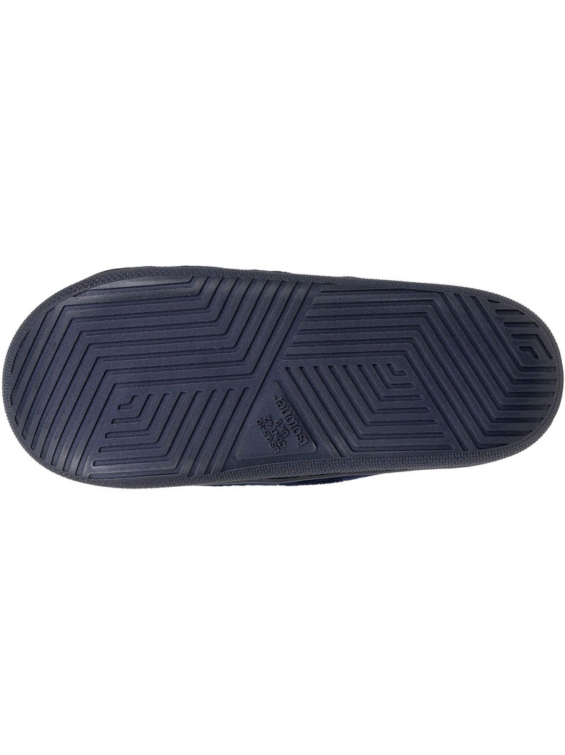 Zapatillas chinelas abiertas terciopelo ultra suave, suela bloup XTRA hombre Isotoner Azul marino - Kiabi