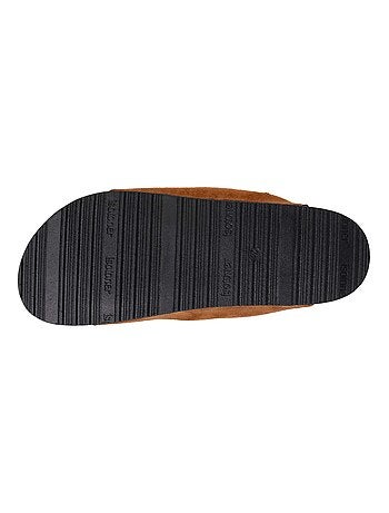 Zapatillas chinelas abiertas ultracómodo hombre Isotoner