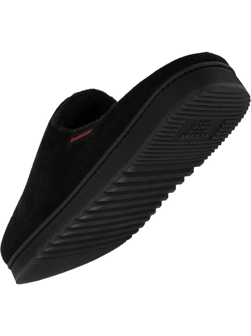 Zapatillas chinelas ante, cómodo hombre isotoner Negro - Kiabi