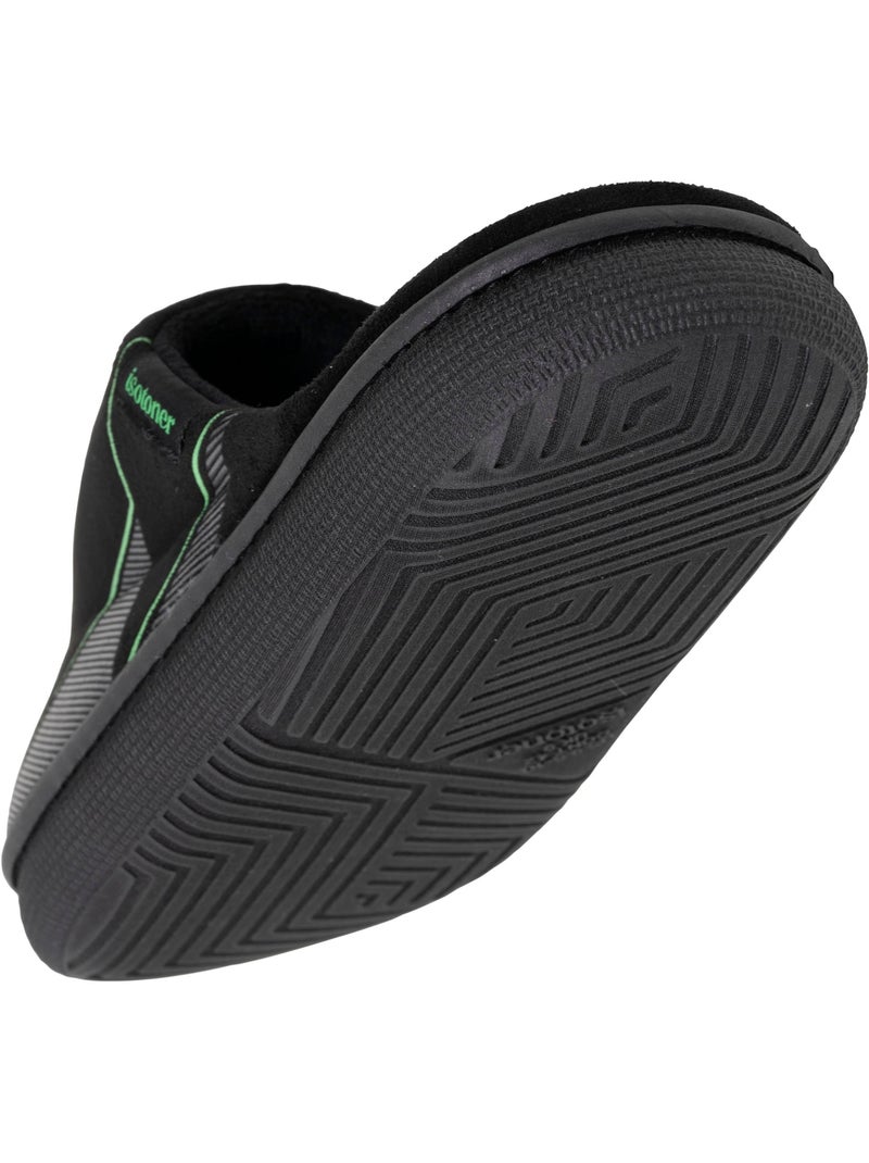 Zapatillas chinelas ante, suela bloup XTRA comfort hombre Isotoner Negro - Kiabi