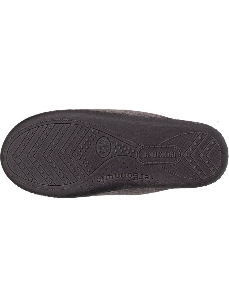 Zapatillas chinelas comprobar impresión hombre Gris - Kiabi