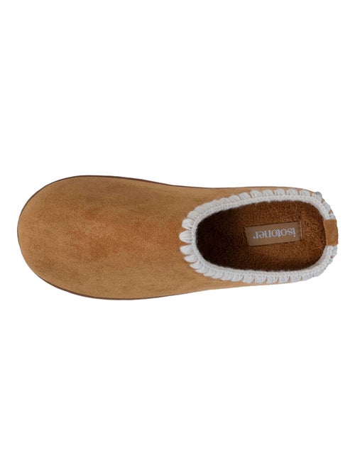 Zapatillas chinelas con tacón de cuña de 3,5 cm, muy cómodo mujer Isotoner - Kiabi