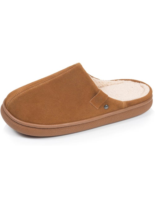 Zapatillas chinelas cuero «extra confort» hombre isotoner - Kiabi Zapatillas chinelas cuero «extra confort» hombre isotoner - Kiabi