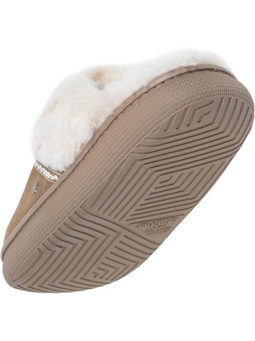 Zapatillas chinelas cuero, suela «bloup», extra cómodo mujer isotoner - Kiabi Zapatillas chinelas cuero, suela «bloup», extra cómodo mujer isotoner - Kiabi