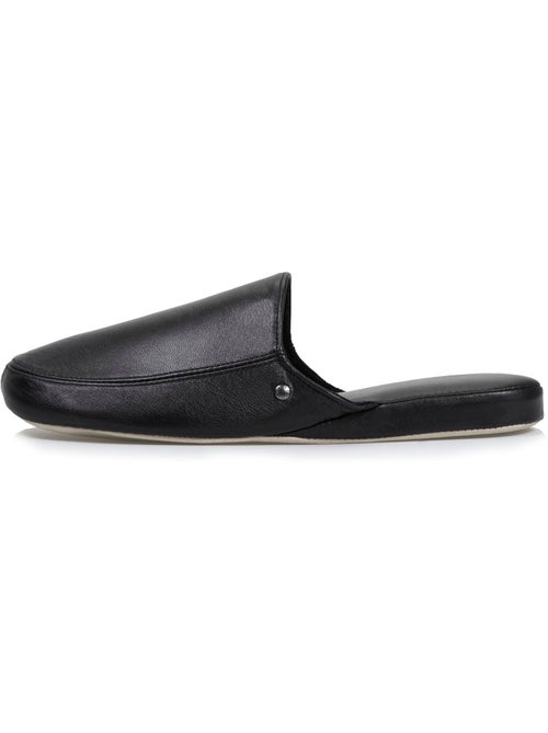 Zapatillas chinelas cuero ultracómodo y ligero hombre isotoner - Kiabi