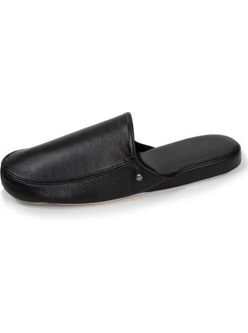 Zapatillas chinelas cuero ultracómodo y ligero hombre isotoner - Kiabi