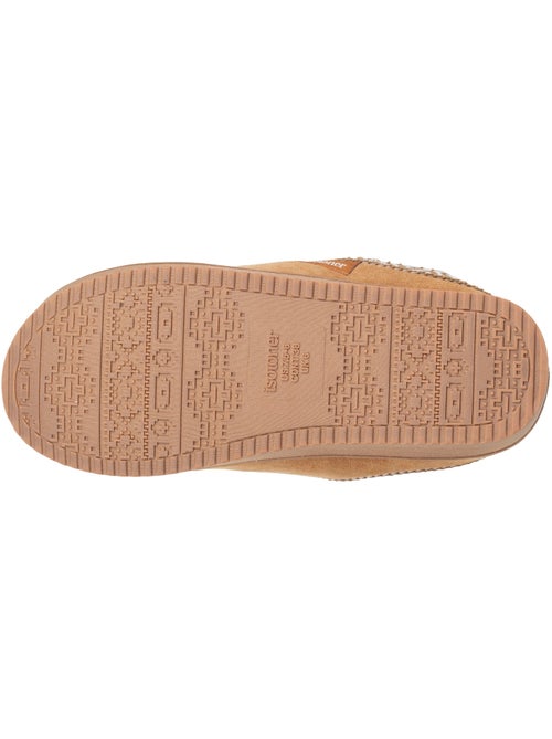 Zapatillas chinelas de imitación de ante con suela de cuña mujer isotoner - Kiabi
