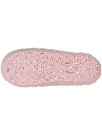Zapatillas chinelas de material suave, suela ergonómica de niña isotoner