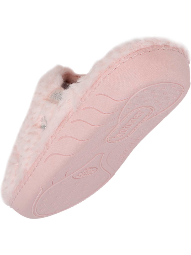 Zapatillas chinelas de material suave, suela ergonómica de niña isotoner Rosa - Kiabi