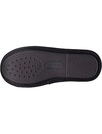 Zapatillas chinelas efecto cuero de imitación ultracómodo y hombre isotoner