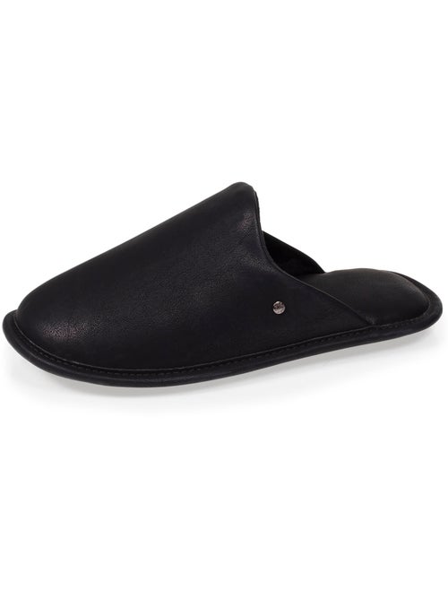 Zapatillas chinelas efecto cuero de imitación ultracómodo y hombre isotoner - Kiabi