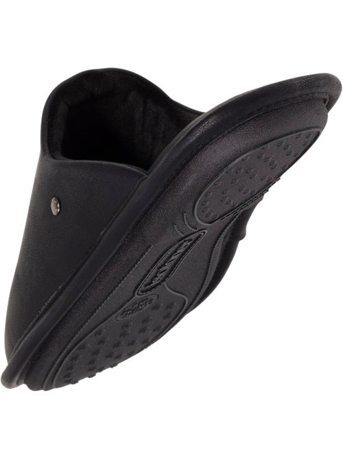 Zapatillas chinelas efecto cuero de imitación ultracómodo y hombre isotoner - Kiabi