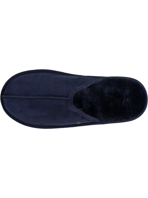 Zapatillas chinelas en cuero con forro de piel sintética hombre isotoner - Kiabi Zapatillas chinelas en cuero con forro de piel sintética hombre isotoner - Kiabi