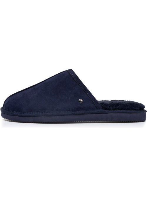 Zapatillas chinelas en cuero con forro de piel sintética hombre isotoner - Kiabi Zapatillas chinelas en cuero con forro de piel sintética hombre isotoner - Kiabi