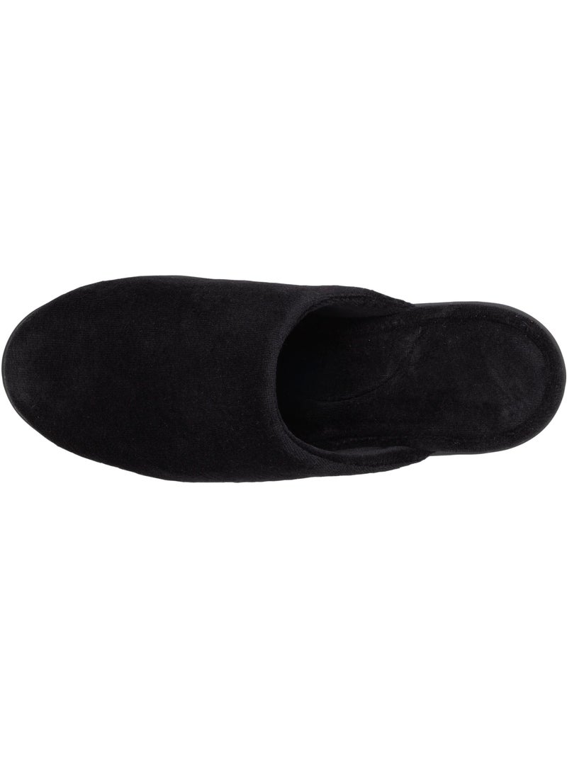 Zapatillas chinelas en terciopelo ultra suave mujer isotoner Negro - Kiabi