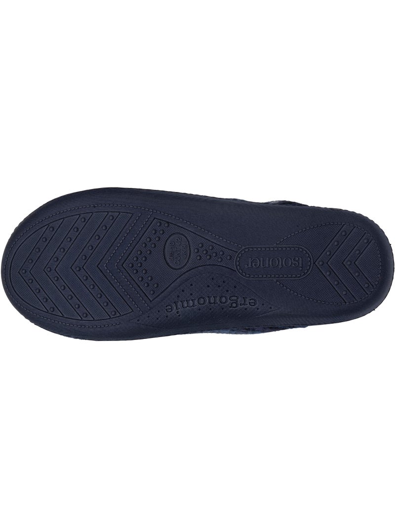Zapatillas chinelas espuma viscoelástica ultraconfortable y hombre isotoner Azul Azul - Kiabi