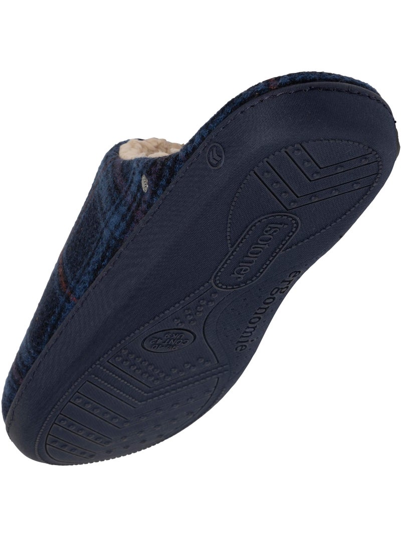 Zapatillas chinelas espuma viscoelástica ultraconfortable y hombre isotoner Azul Azul - Kiabi