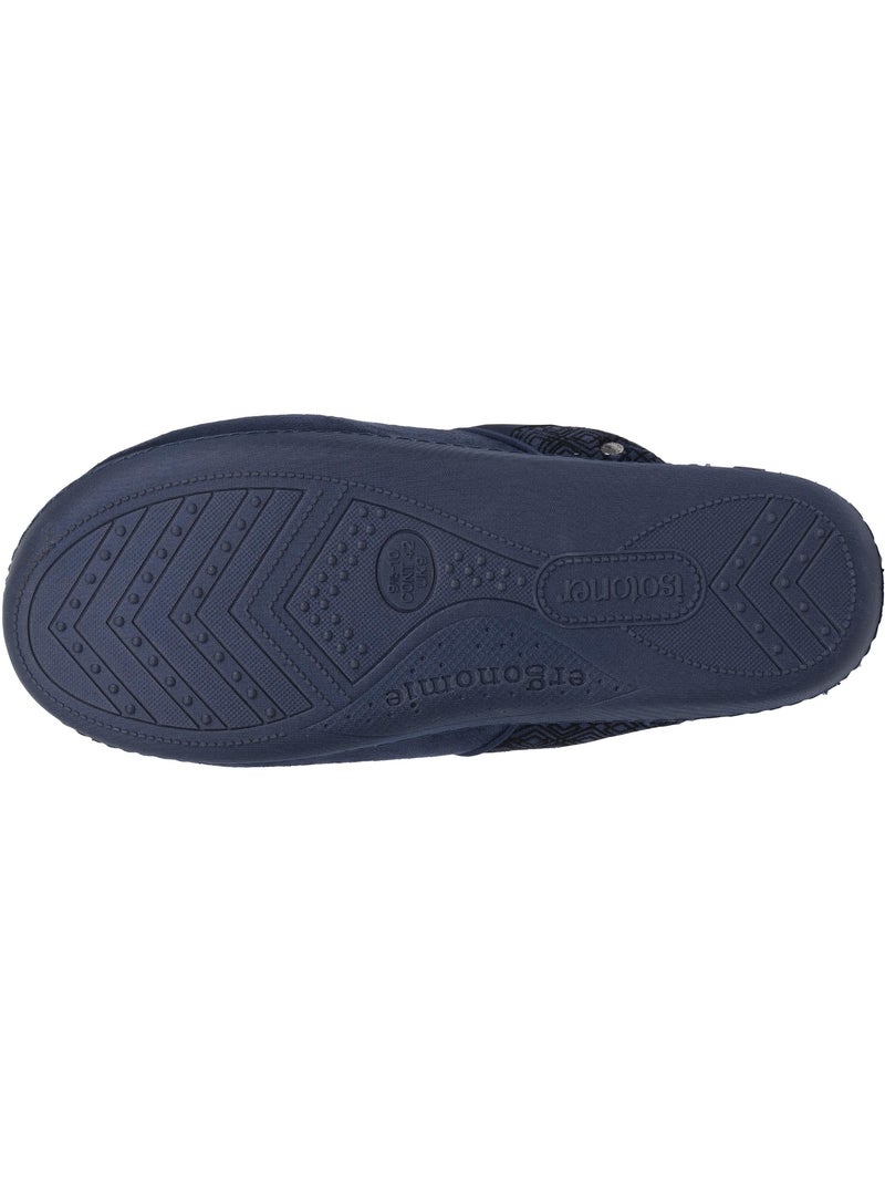 Zapatillas chinelas espuma viscoelástica ultraconfortable y hombre isotoner Azul Verde - Kiabi