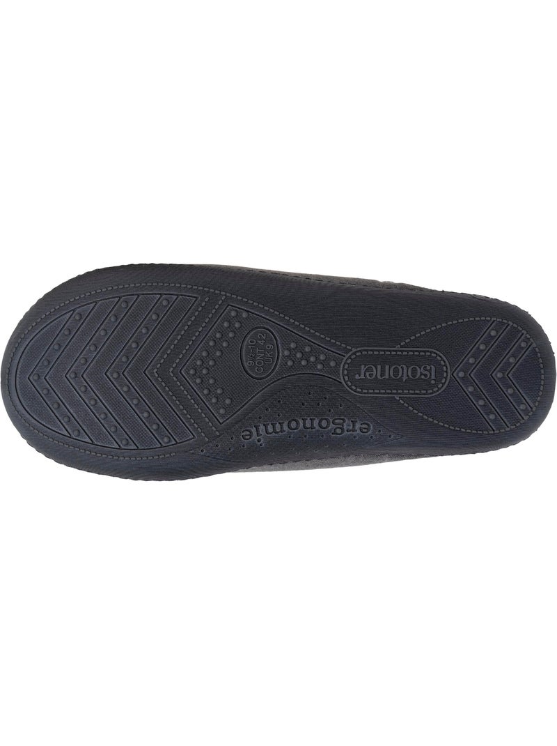 Zapatillas chinelas espuma viscoelástica ultraconfortable y hombre isotoner Gris jaspeado - Kiabi