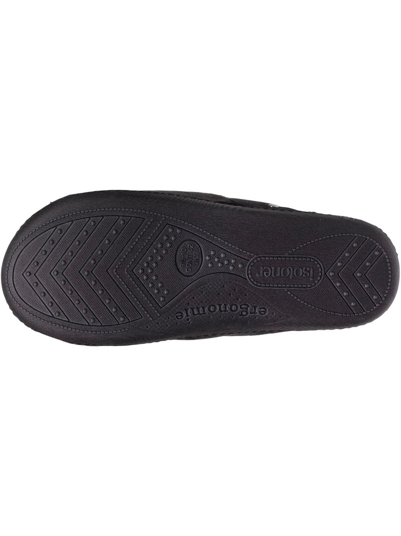 Zapatillas chinelas espuma viscoelástica ultraconfortable y hombre isotoner Negro Negro - Kiabi