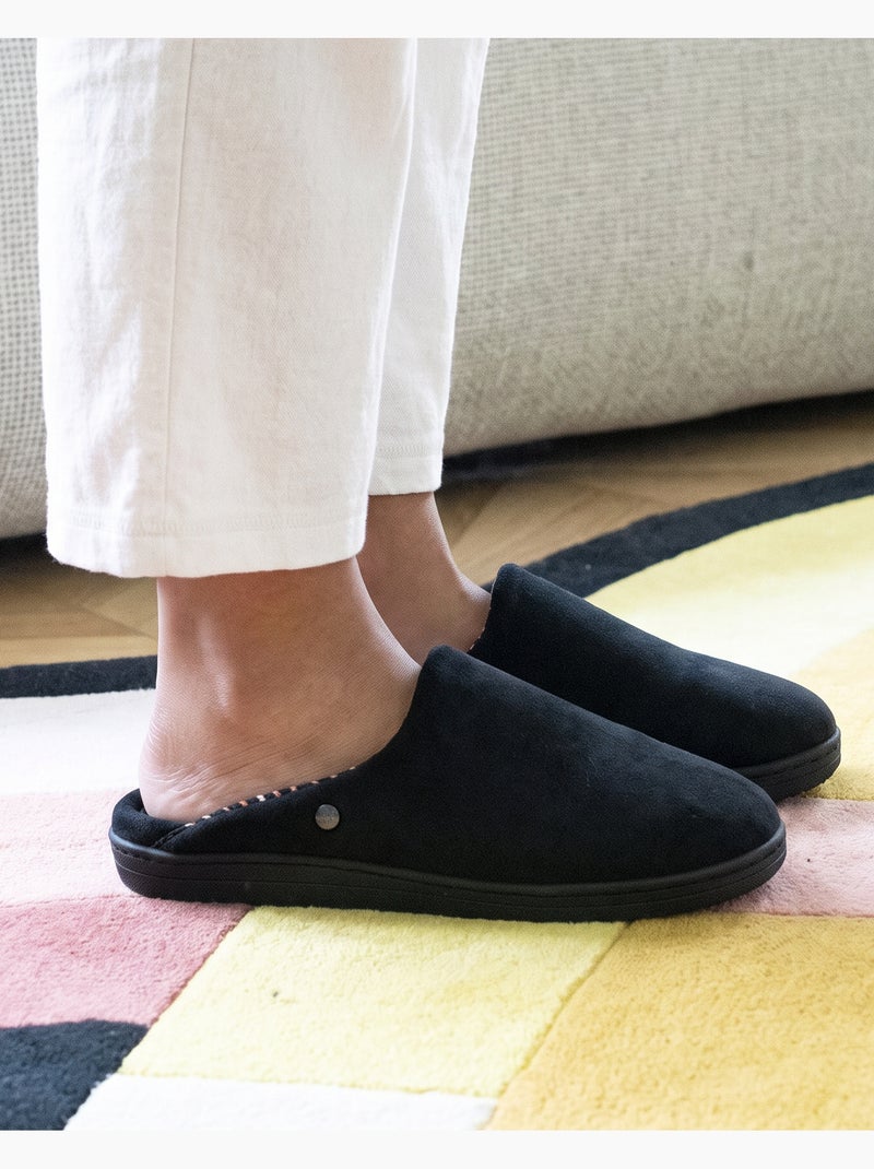 Zapatillas chinelas espuma viscoelástica ultraconfortable y mujer Negro - Kiabi