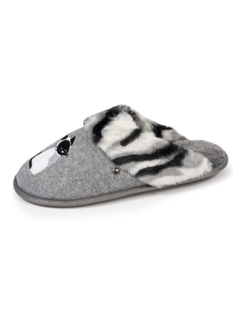 Zapatillas chinelas Gato de peluche. Comodidad y suavidad mujer Isotoner - Kiabi Zapatillas chinelas Gato de peluche. Comodidad y suavidad mujer Isotoner - Kiabi