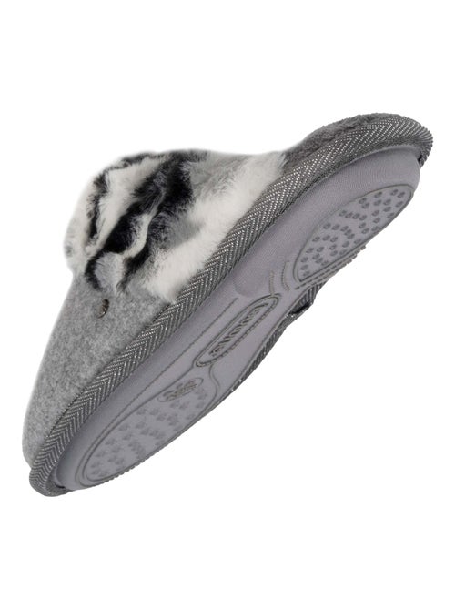 Zapatillas chinelas Gato de peluche. Comodidad y suavidad mujer Isotoner - Kiabi Zapatillas chinelas Gato de peluche. Comodidad y suavidad mujer Isotoner - Kiabi