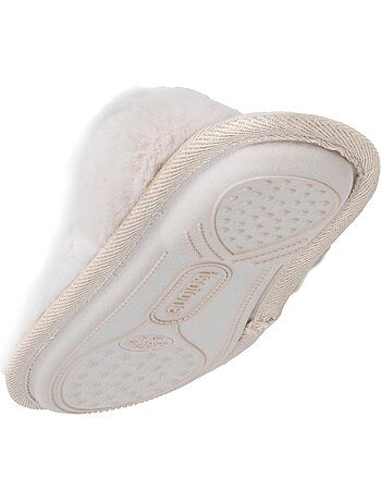 Zapatillas chinelas gato de peluche. Comodidad y suavidad mujer isotoner