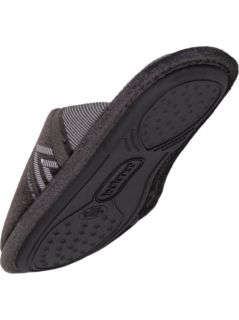 Zapatillas chinelas  hombre Isotoner Gris jaspeado - Kiabi