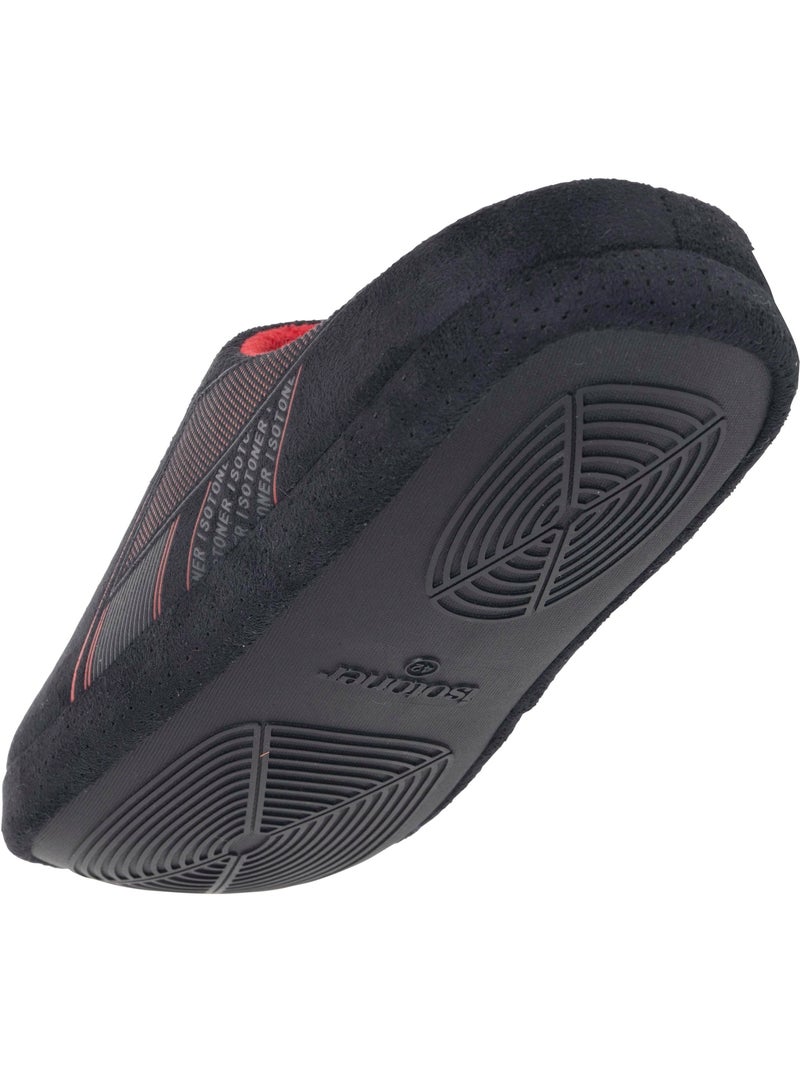 Zapatillas chinelas  hombre isotoner Negro - Kiabi