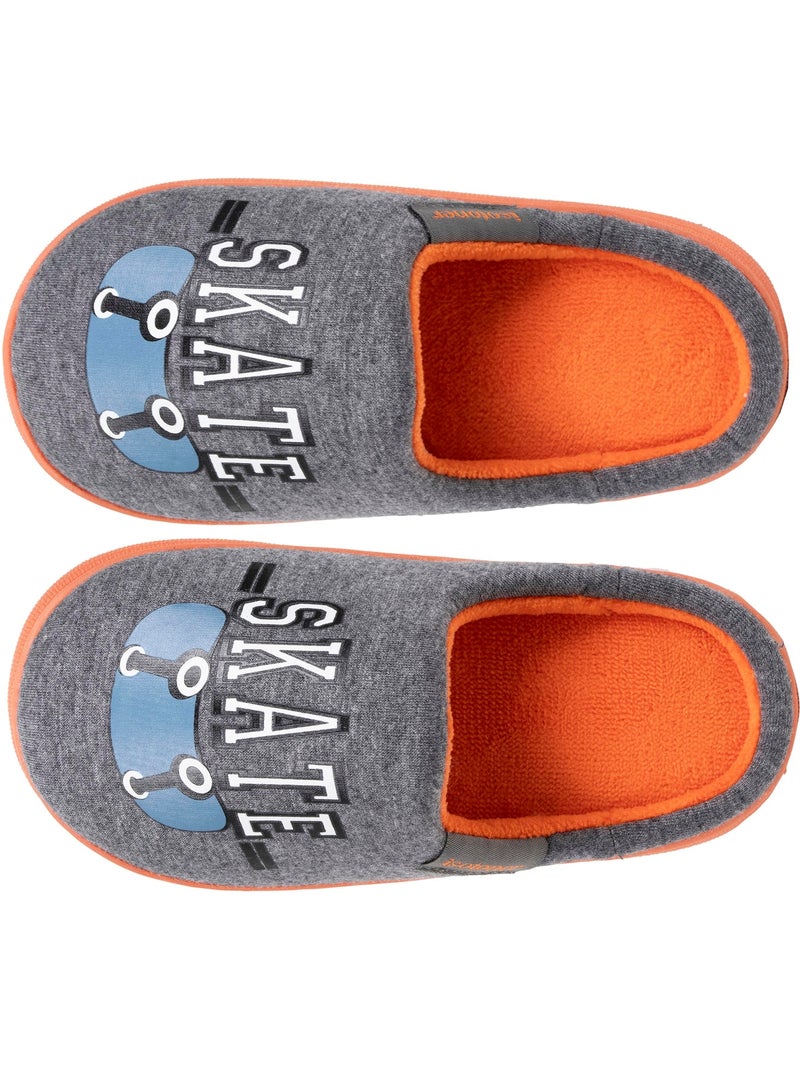 Zapatillas chinelas jersay, suela bloup xtra comfort, niño isotoner Gris jaspeado - Kiabi
