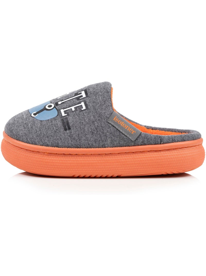 Zapatillas chinelas jersay, suela bloup xtra comfort, niño isotoner Gris jaspeado - Kiabi
