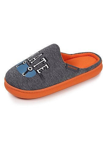 Zapatillas chinelas jersay, suela bloup xtra comfort, niño isotoner