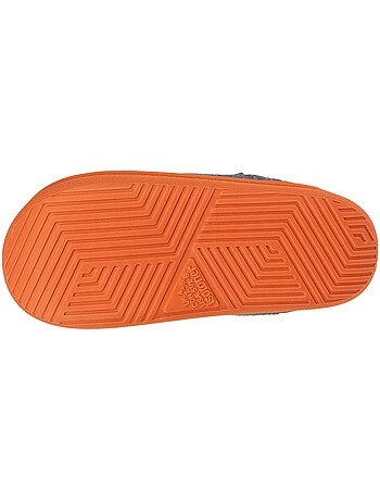 Zapatillas chinelas jersay, suela bloup xtra comfort, niño isotoner