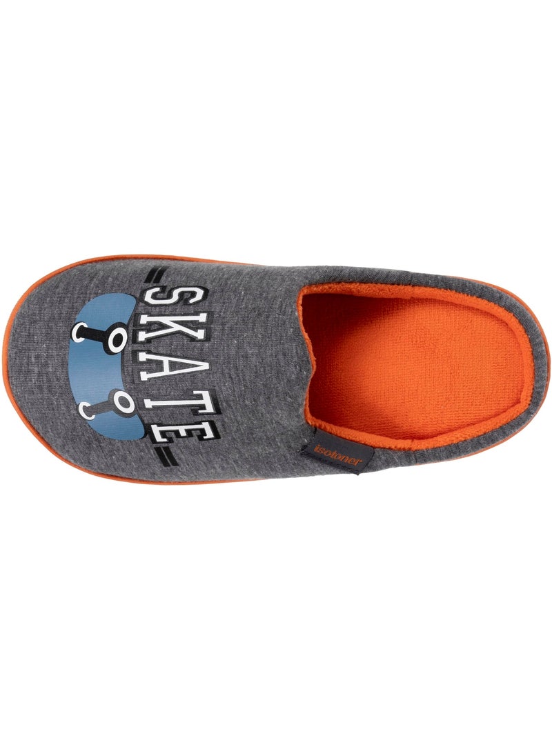 Zapatillas chinelas jersay, suela bloup xtra comfort, niño isotoner Gris jaspeado - Kiabi
