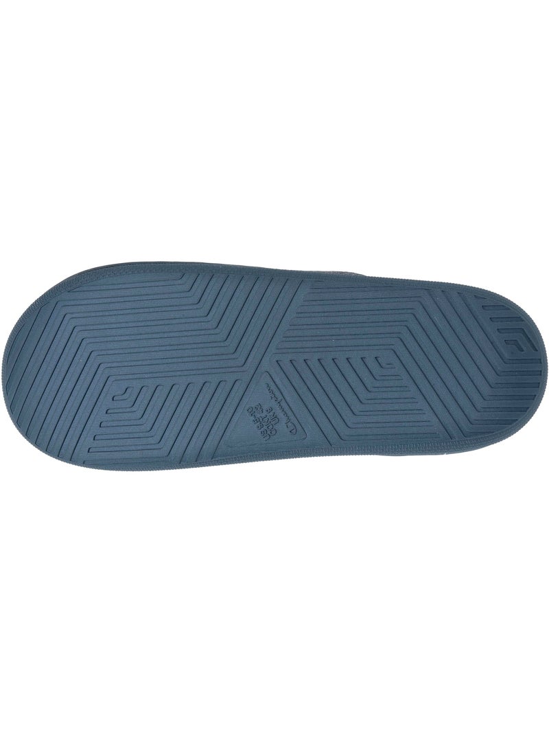 Zapatillas chinelas jersey acanalado, ultracómodo, hombre Champion Azul petróleo - Kiabi