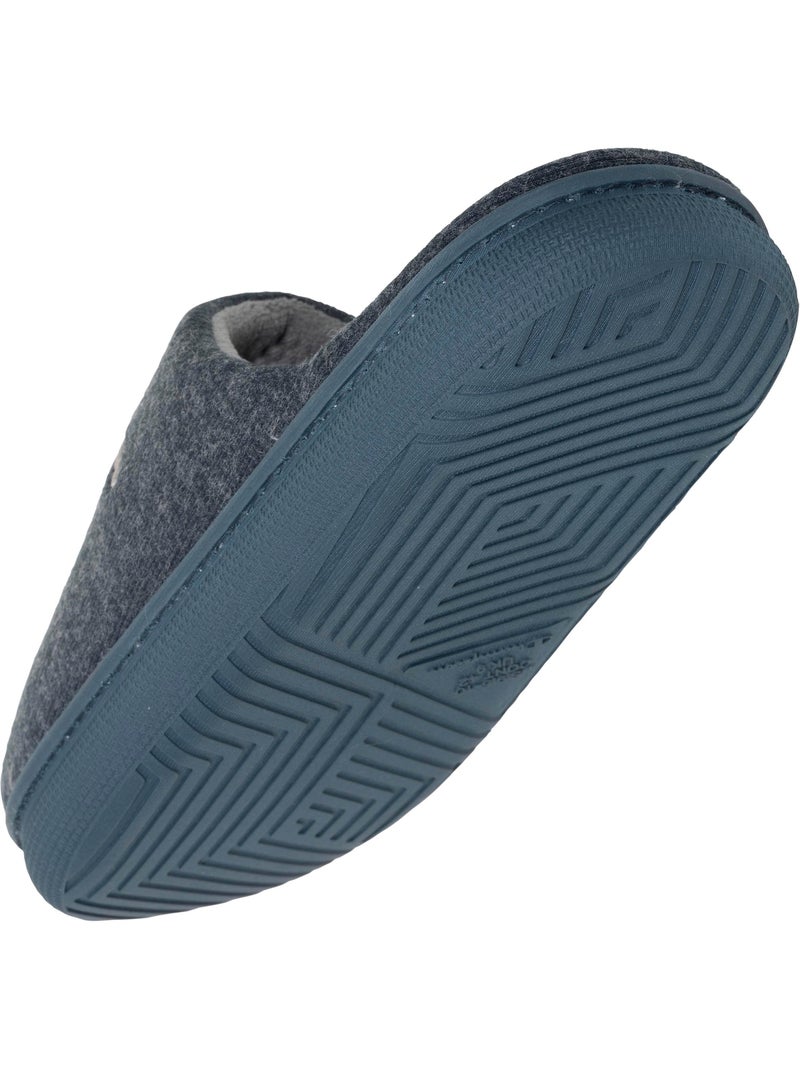 Zapatillas chinelas jersey acanalado, ultracómodo, hombre Champion Azul petróleo - Kiabi