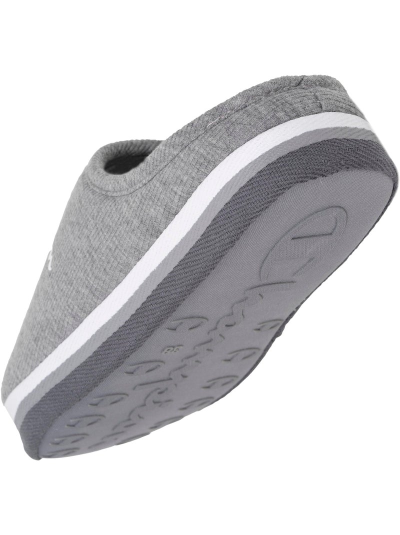 Zapatillas chinelas jersey acanalado ultracómodo, suave, hombre champion Gris jaspeado - Kiabi