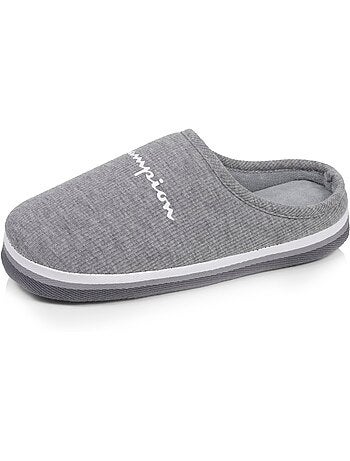 Zapatillas chinelas jersey acanalado ultracómodo, suave, mujer Champion