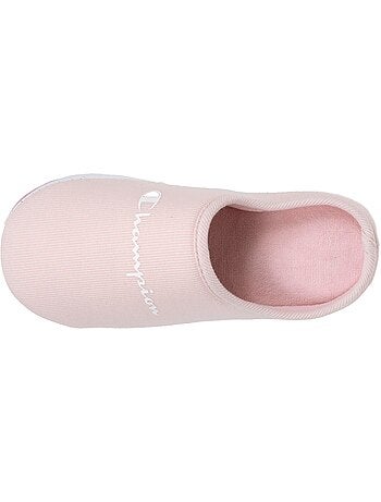 Zapatillas chinelas jersey acanalado ultracómodo, suave, mujer Champion