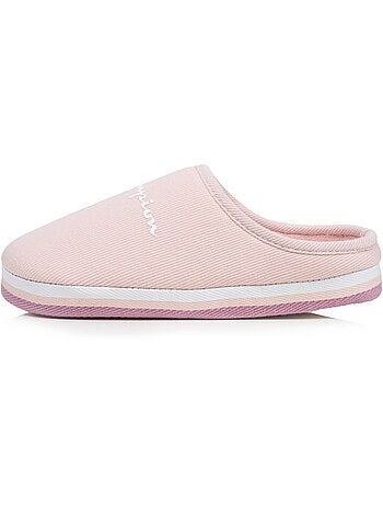 Zapatillas chinelas jersey acanalado ultracómodo, suave, mujer Champion