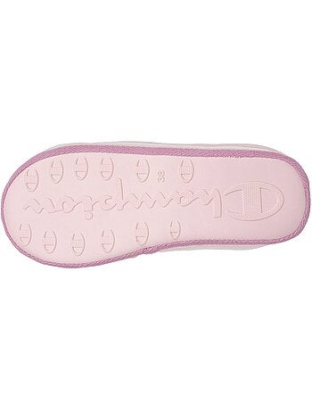 Zapatillas chinelas jersey acanalado ultracómodo, suave, mujer Champion