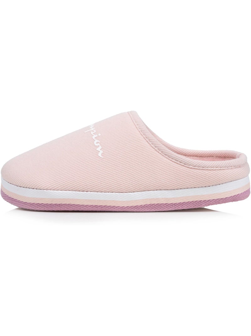 Zapatillas chinelas jersey acanalado ultracómodo, suave, mujer Champion Rosa pálido - Kiabi