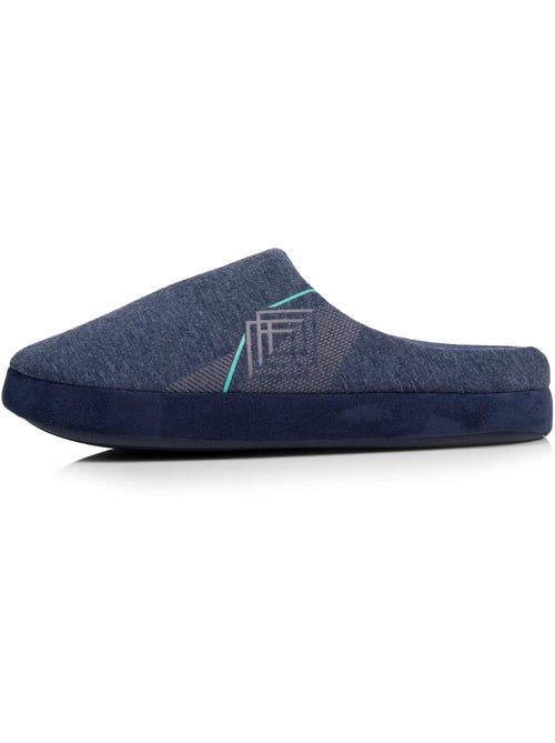 Zapatillas chinelas jersey, suela de goma antideslizante hombre Isotoner - Kiabi