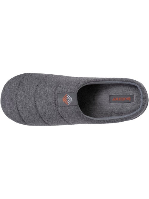 Zapatillas chinelas jersey, suela de goma antideslizante hombre Isotoner - Kiabi
