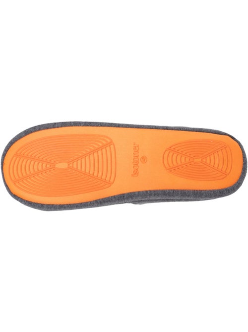 Zapatillas chinelas jersey, suela de goma antideslizante hombre Isotoner - Kiabi